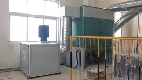 兆星環保濾筒除塵器正面